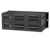 BIDI 8 XLR Balaned Audio Fiber Converters Extender,8 in 8 out, Professional quality 1 pair